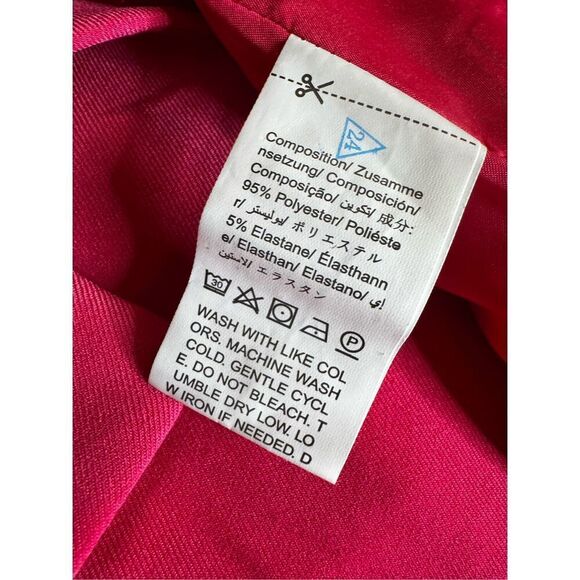 NWT DSQUARED2 Fuchsia corduroy midi skirt size 38/ US 2 - Picture 7 of 7